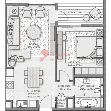 B4-Type 1 Level 01-04 UNIT 01