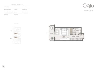 Tower B1 _ Type A-2 Studio