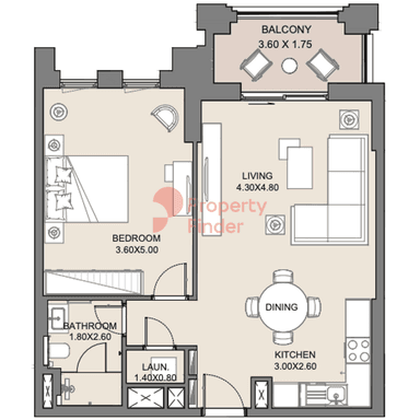 1 Bedroom Apartment