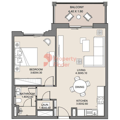 1 Bedroom Apartment