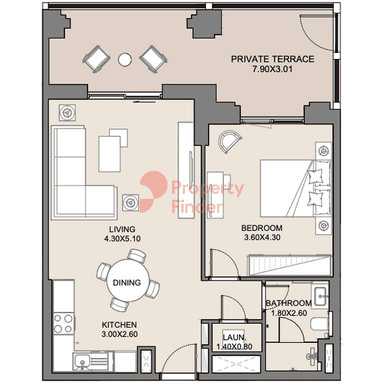 1 Bedroom Apartment