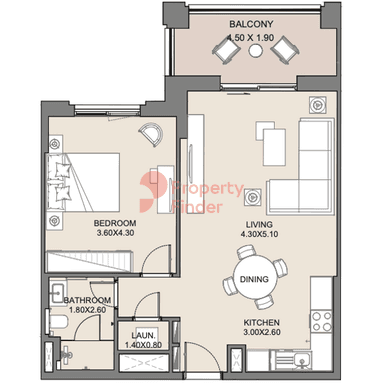 1 Bedroom Apartment