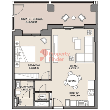 1 Bedroom Apartment
