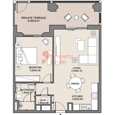 1 Bedroom Apartment