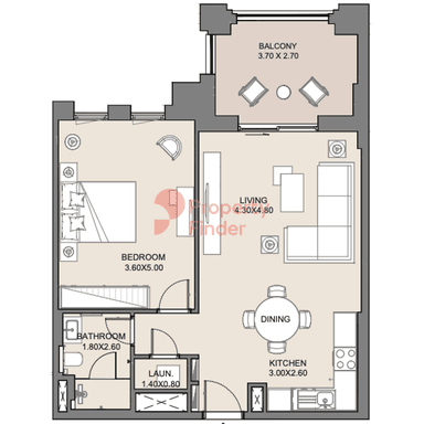 1 Bedroom Apartment
