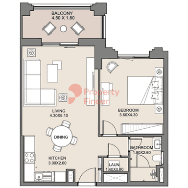 1 Bedroom Apartment