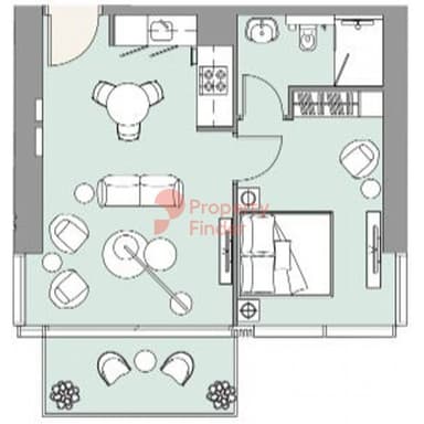 1 Bedroom Apartment - Tower A