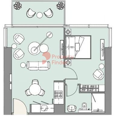 1 Bedroom Apartment - Tower A