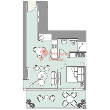 1 Bedroom Apartment - Tower A