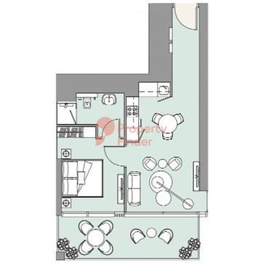 1 Bedroom Apartment - Tower A