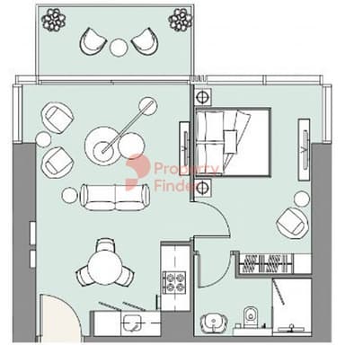 1 Bedroom Apartment