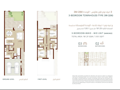3 Bedroom Townhouse