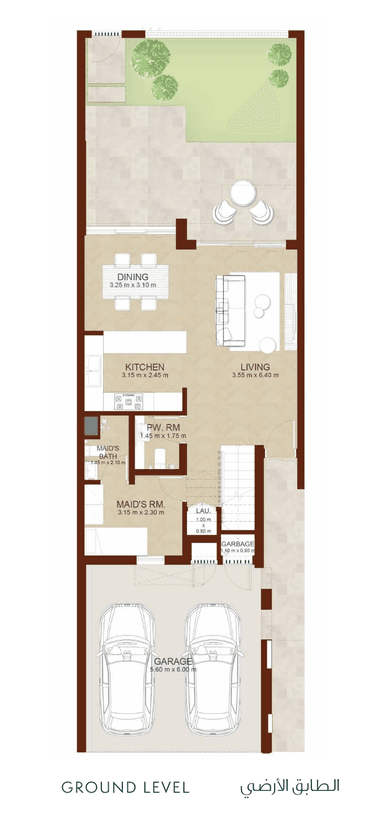 3 Bedroom Townhouse