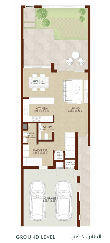 3 Bedroom Townhouse