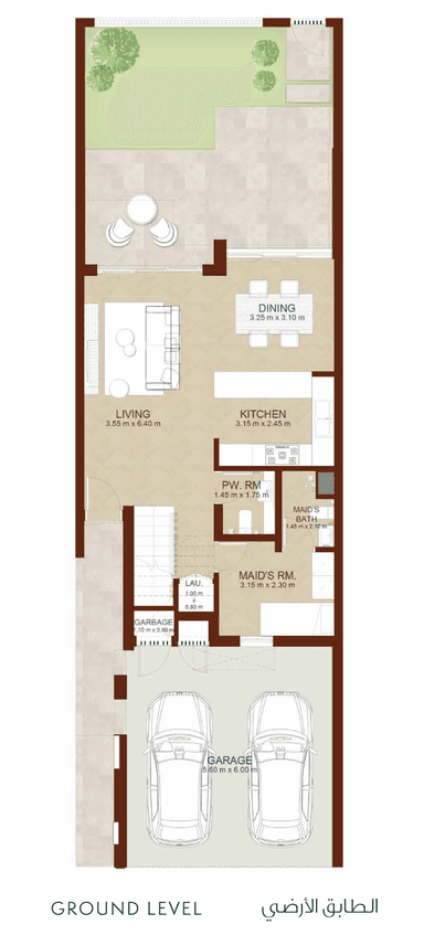 3 Bedroom Townhouse