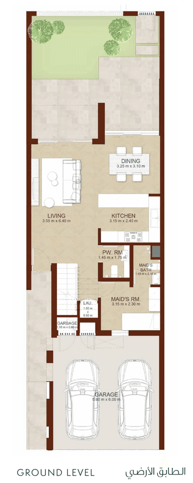 3 Bedroom Townhouse