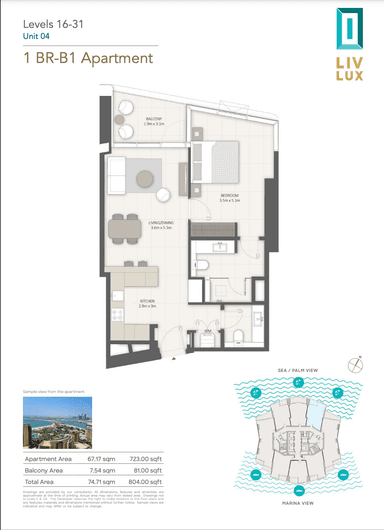 1 Bedroom Apartment