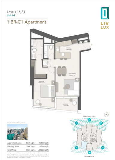 1 Bedroom Apartment