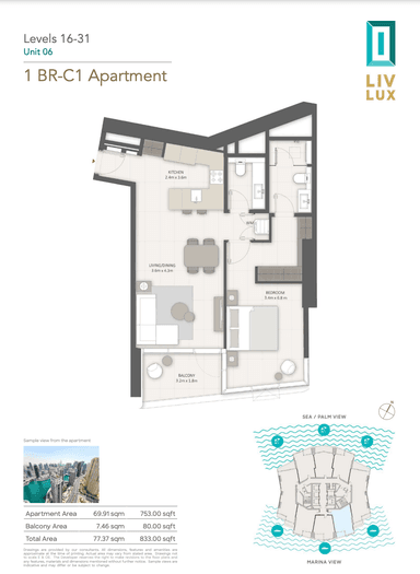 1 Bedroom Apartment