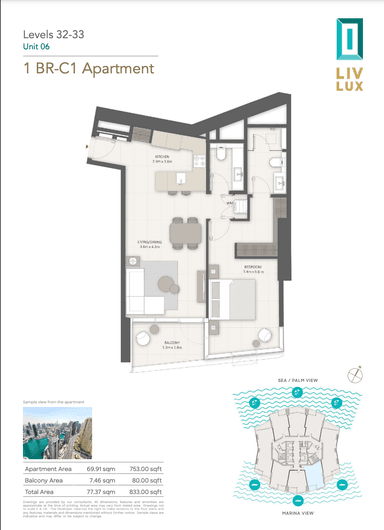 1 Bedroom Apartment