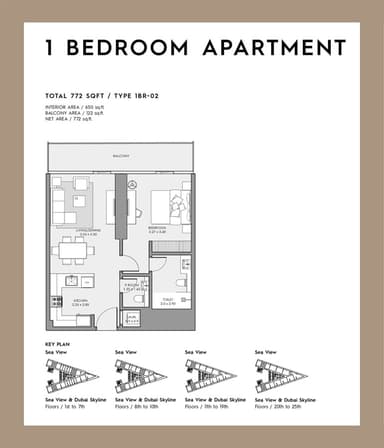 1 Bedroom Apartment