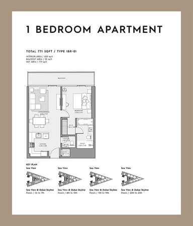 1 Bedroom Apartment