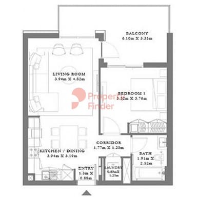 Type 1A Building 2 Unit 7 Level 1