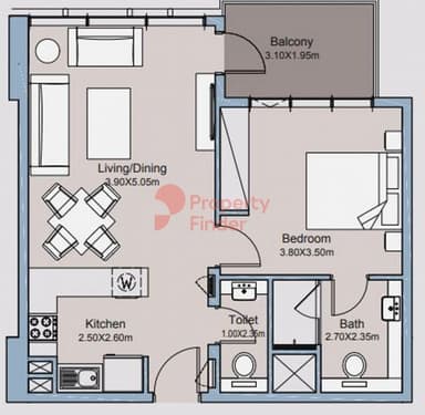 1 Bedroom Apartment