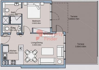 1 Bedroom Apartment