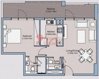 1 Bedroom Apartment