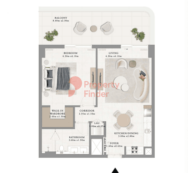 1 Bedroom Apartment