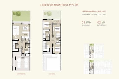 3 Bedroom Townhouse