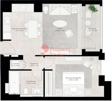 1 Bedroom Apartment