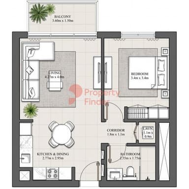1 Bedroom Apartment