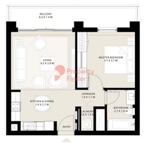 Type 01 Unit 04 Building 1 - 1BD -4