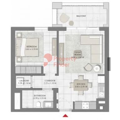 Building 2, Level 7-1 Bedroom Apartment