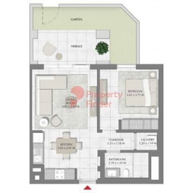 Building 2, Level 1-1 Bedroom Apartment