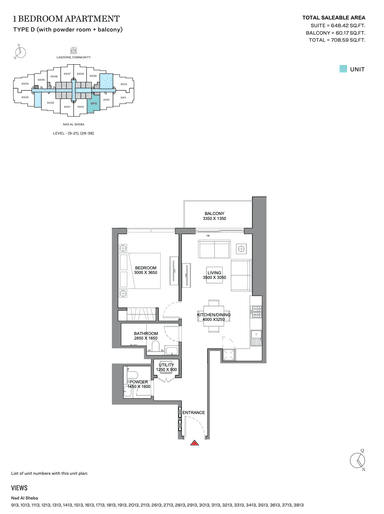 1 Bedroom Apartment