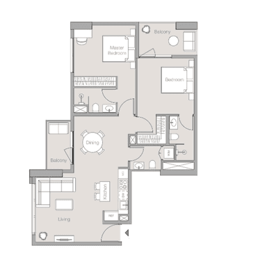 2 bedroom apartment