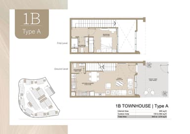1 Bedroom Townhouse