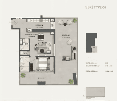 1 Bedroom Apartment