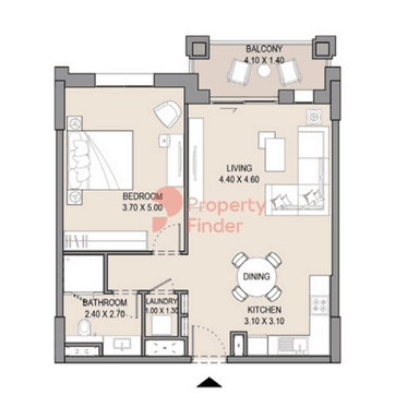 1 Bedroom Apartment