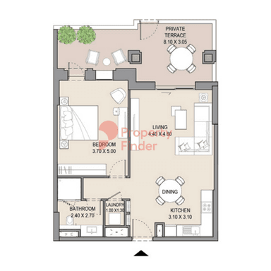 1 Bedroom Apartment