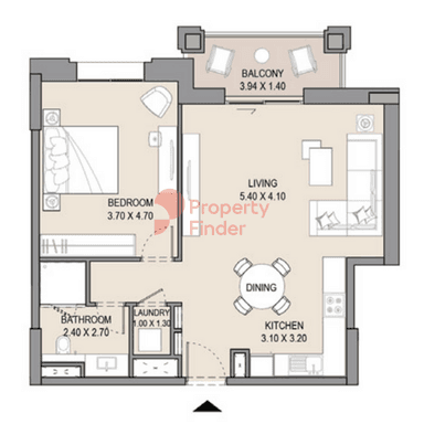 1 Bedroom Apartment