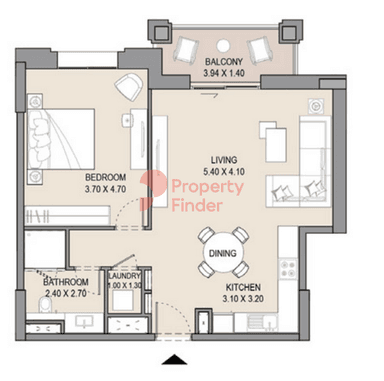 1 Bedroom Apartment