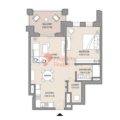 1 Bedroom Apartment