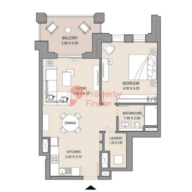 1 Bedroom Apartment