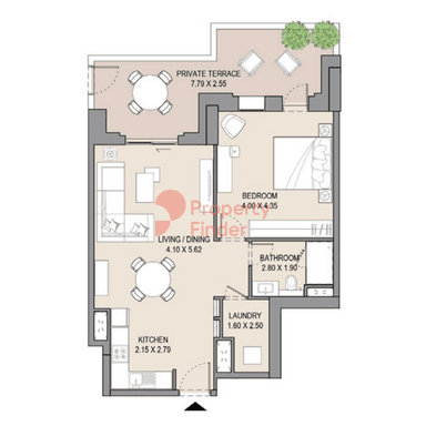 1 Bedroom Apartment