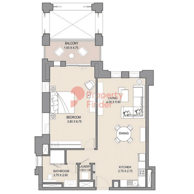 1 Bedroom Apartment