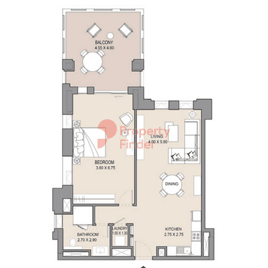 1 Bedroom Apartment